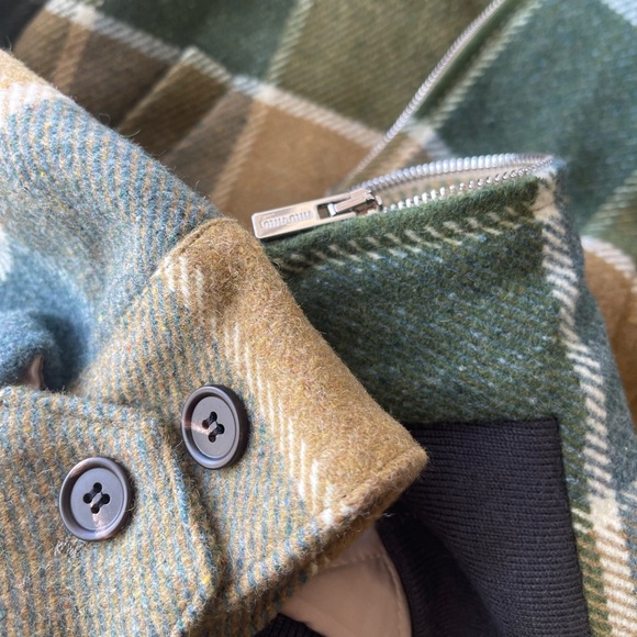 VIP Only Miu Miu Checked blouson jacket It38 - Picture 7 of 7